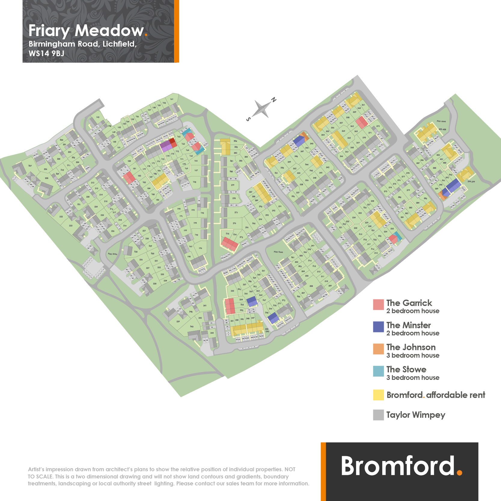 Friary Meadow Site Plan Image